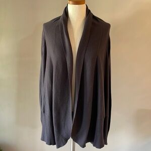 REPEAT women’s OVERSIZED Luxury Cardigan SILK COTTON RAYON open front 38/S